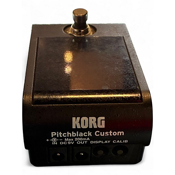 Used KORG PITCHBLACK CUSTOM Tuner Pedal