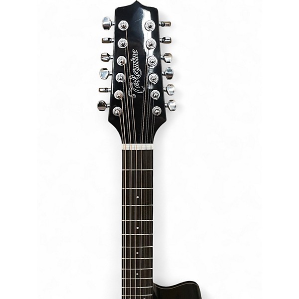 Used Takamine GD30CE-12 Black 12 String Acoustic Electric Guitar