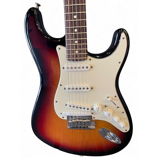 Used Fender VG Stratocaster 3 Color Sunburst Solid Body Electric Guitar