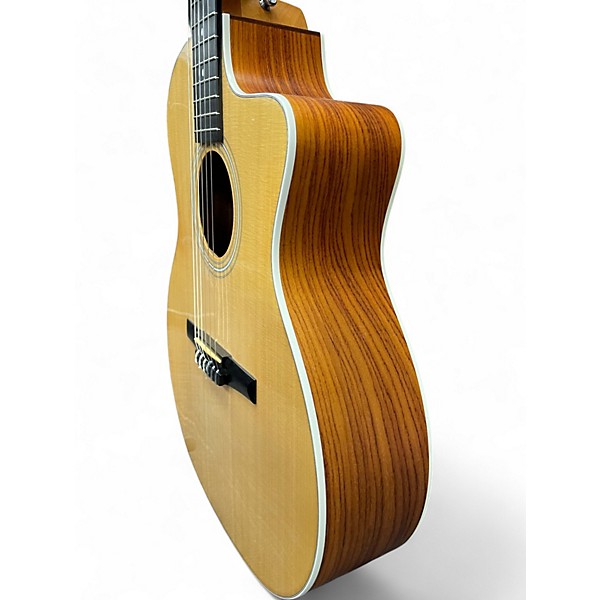 Used 2015 Taylor 214CEN Natural Classical Acoustic Electric Guitar