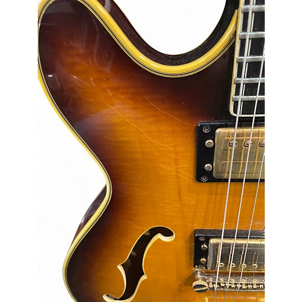 Used Guild Starfire 65B 2 Tone Sunburst Hollow Body Electric Guitar