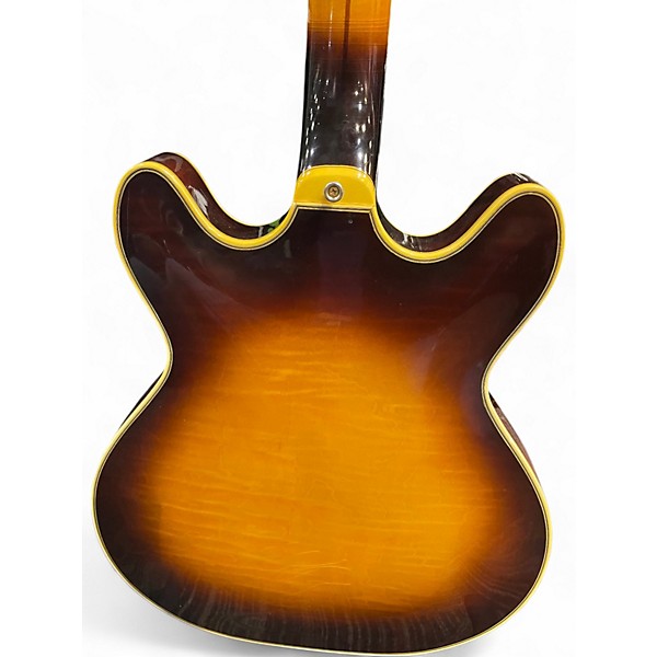 Used Guild Starfire 65B 2 Tone Sunburst Hollow Body Electric Guitar