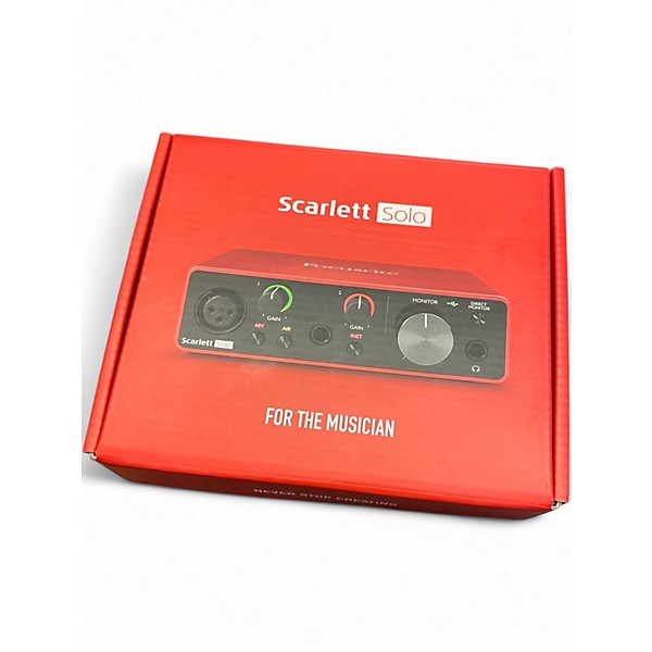 Used Focusrite Scarlett Solo Gen 3 Audio Interface