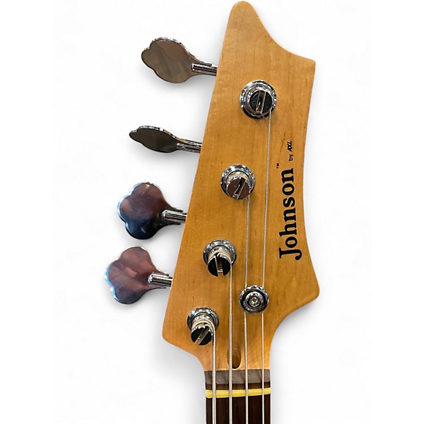 Used Johnson P Bass Trans Blue Electric Bass Guitar