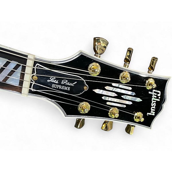 Used 2024 Gibson Les Paul Supreme Transparent Ebony Burst Solid Body Electric Guitar