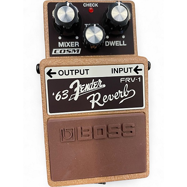 Used BOSS FRV1 Fender 63 Reverb Effect Pedal