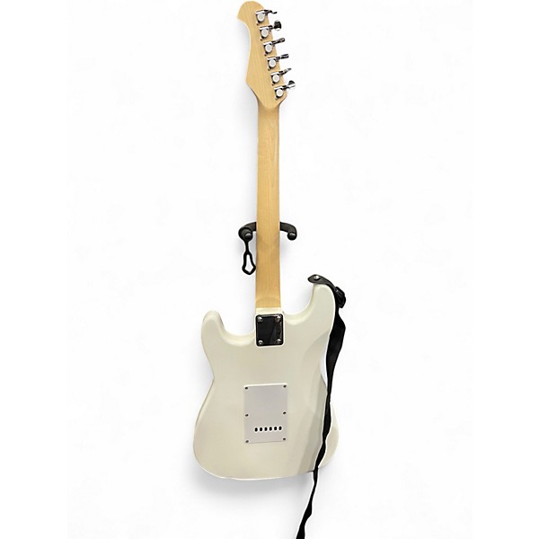 Used Indio Classic Stratocaster White Solid Body Electric Guitar