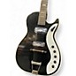 Vintage 1960s Silvertone JUPITER Black Sparkle Solid Body Electric Guitar