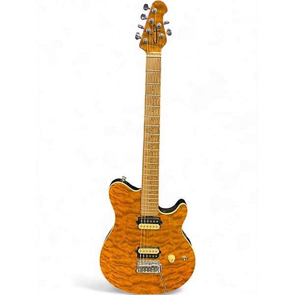 Used OLP MM1 AMBER Solid Body Electric Guitar