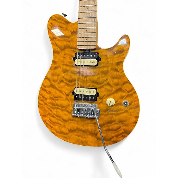 Used OLP MM1 AMBER Solid Body Electric Guitar