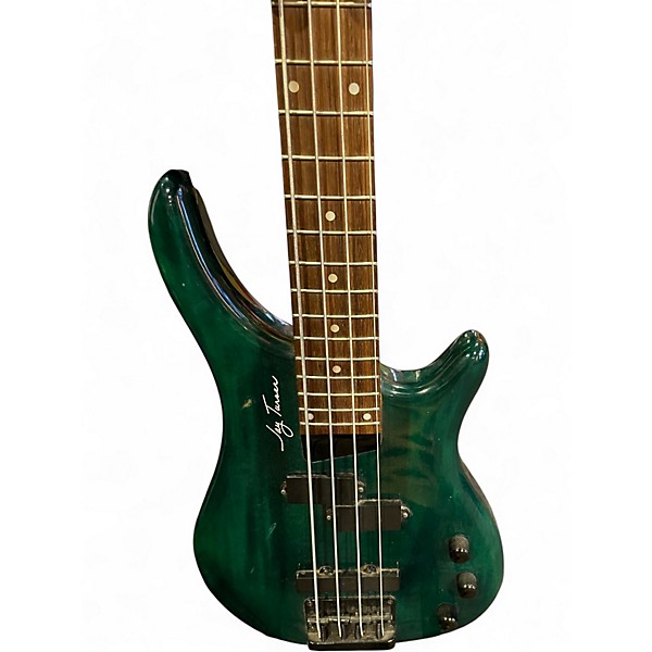 Used Jay Turser J/P 4 String  Green Electric Bass Guitar