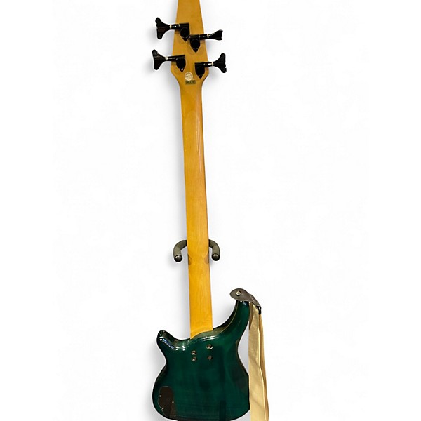 Used Jay Turser J/P 4 String  Green Electric Bass Guitar