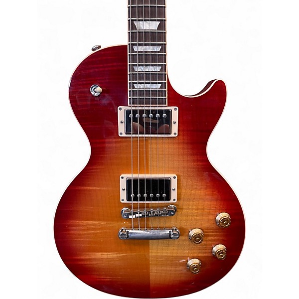 Used 2017 Gibson Les Paul Traditional Cherry Sunburst Solid Body Electric Guitar