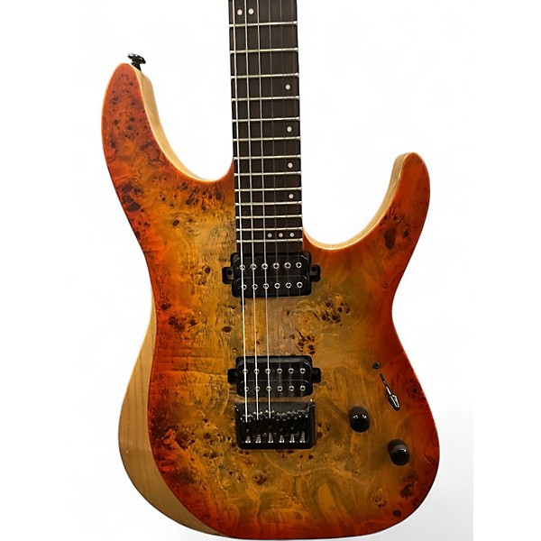 Used Schecter Guitar Research REAPER 6 INFERNO BURST Solid Body Electric Guitar