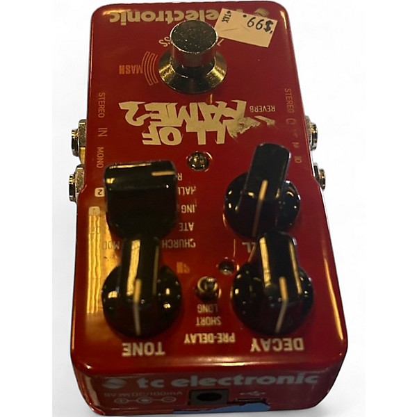 Used TC Electronic Hall Of Fame 2 Reverb Effect Pedal