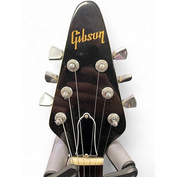 Vintage 1985 Gibson Flying V Cream Solid Body Electric Guitar