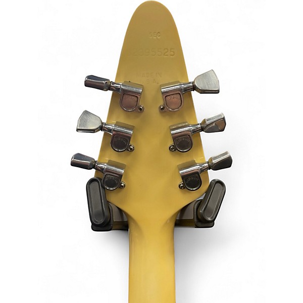 Vintage 1985 Gibson Flying V Cream Solid Body Electric Guitar