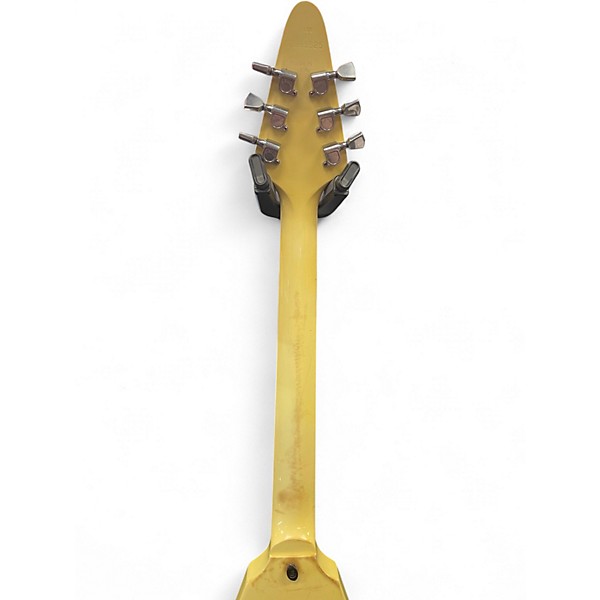 Vintage 1985 Gibson Flying V Cream Solid Body Electric Guitar