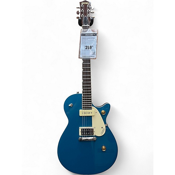 Used Gretsch Guitars G2215-P90 Streamliner Junior Blue Solid Body Electric Guitar