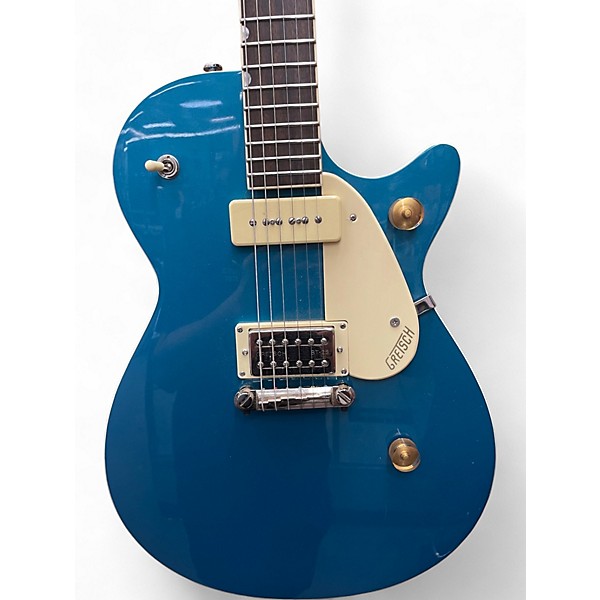 Used Gretsch Guitars G2215-P90 Streamliner Junior Blue Solid Body Electric Guitar