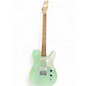 Used Squier Paranormal Baritone Cabronita Telecaster GREEN Solid Body Electric Guitar thumbnail