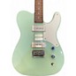 Used Squier Paranormal Baritone Cabronita Telecaster GREEN Solid Body Electric Guitar