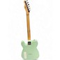Used Squier Paranormal Baritone Cabronita Telecaster GREEN Solid Body Electric Guitar