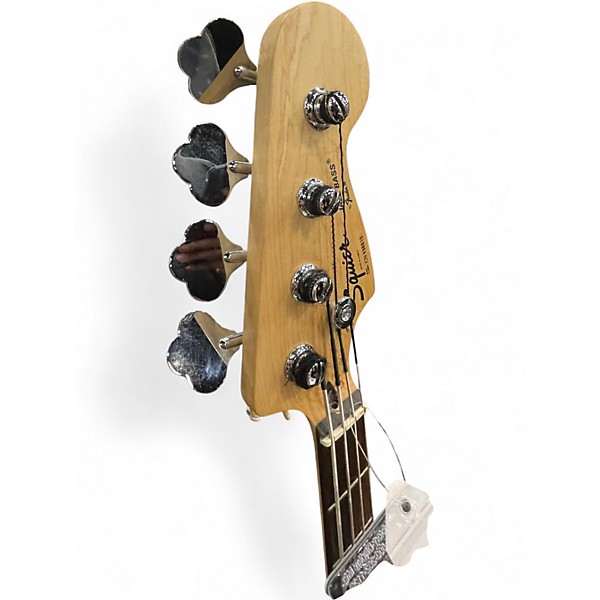 Used Squier Affinity Jazz Bass Black Electric Bass Guitar