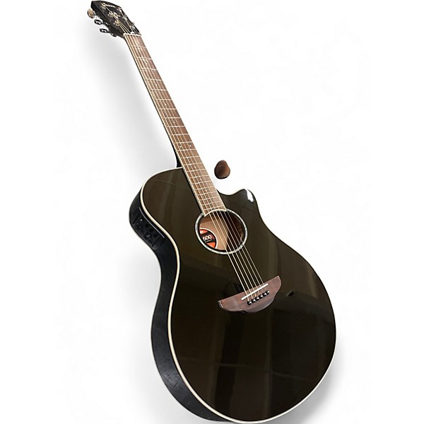Used Yamaha APX600 Black Acoustic Electric Guitar