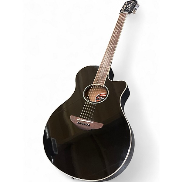 Used Yamaha APX600 Black Acoustic Electric Guitar