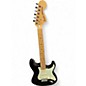 Used Fender Deluxe Players Stratocaster Black Solid Body Electric Guitar thumbnail