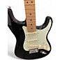 Used Fender Deluxe Players Stratocaster Black Solid Body Electric Guitar