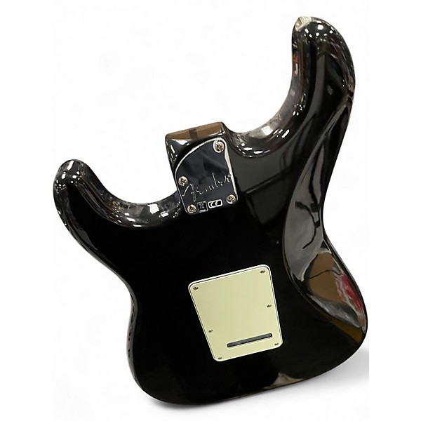 Used Fender Deluxe Players Stratocaster Black Solid Body Electric Guitar