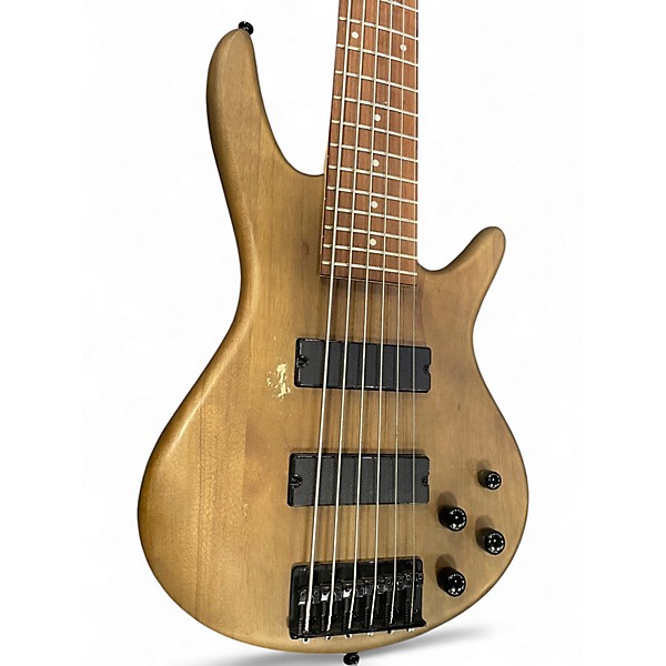 Used Ibanez GSR206 6 String Walnut Electric Bass Guitar