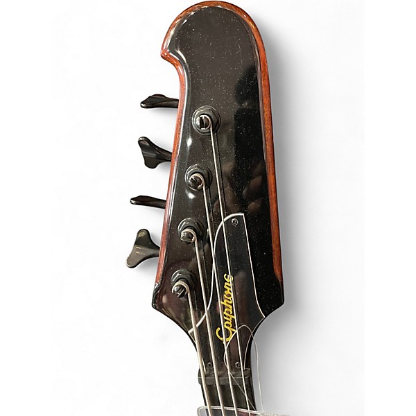 Used Epiphone Thunderbird IV 2 Tone Sunburst Electric Bass Guitar