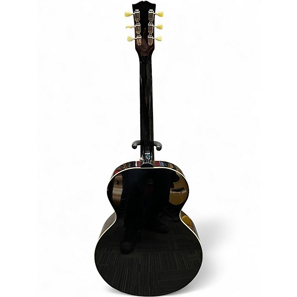 Used Epiphone J180 LS Ebony Acoustic Electric Guitar