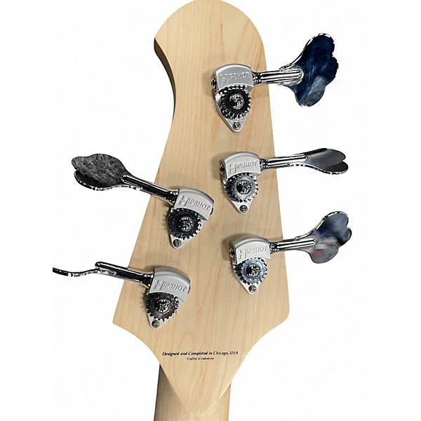 Used Lakland 55-01 Skyline Series 5 String Blonde Electric Bass Guitar