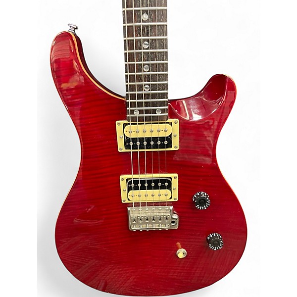 Used PRS SE Custom 24 Red Solid Body Electric Guitar