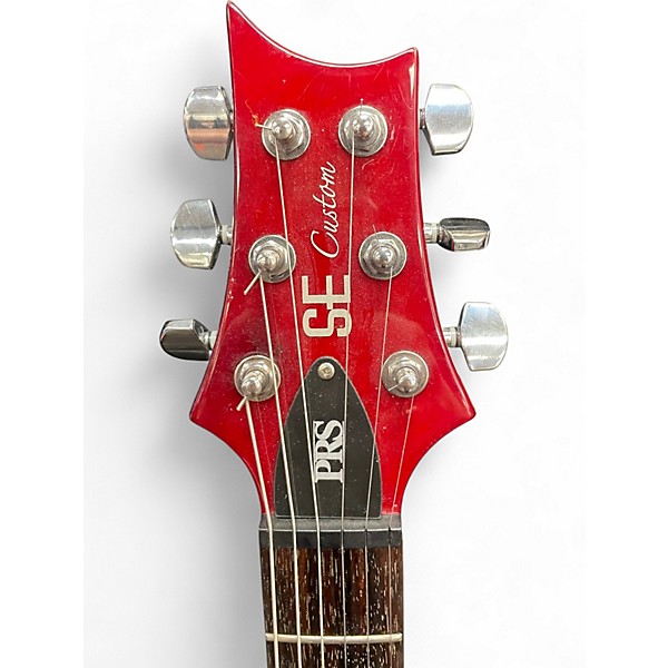 Used PRS SE Custom 24 Red Solid Body Electric Guitar