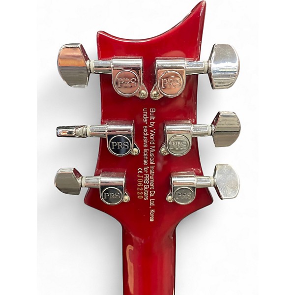 Used PRS SE Custom 24 Red Solid Body Electric Guitar