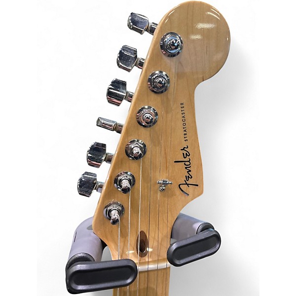 Used Fender American Deluxe Stratocaster Gray Solid Body Electric Guitar