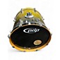 Used PDP by DW 7 Piece X7 Black and Yellow Drum Kit