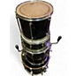 Used Mapex 4 Piece drum kit Black Drum Kit