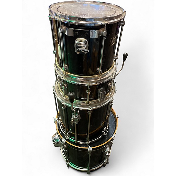 Used Mapex 4 Piece drum kit Black Drum Kit