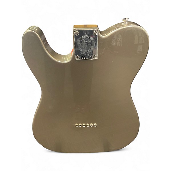Used Fender 75TH ANNIVERSARY TELECASTER Metallic Silver Solid Body Electric Guitar