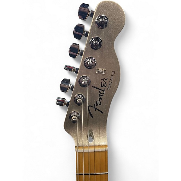 Used Fender 75TH ANNIVERSARY TELECASTER Metallic Silver Solid Body Electric Guitar