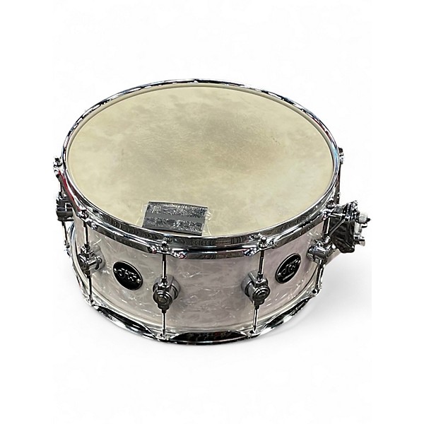 Used DW 5 Piece Performance Series White Marine Drum Kit