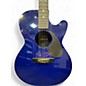 Used RainSong aws1000 Blue Acoustic Electric Guitar