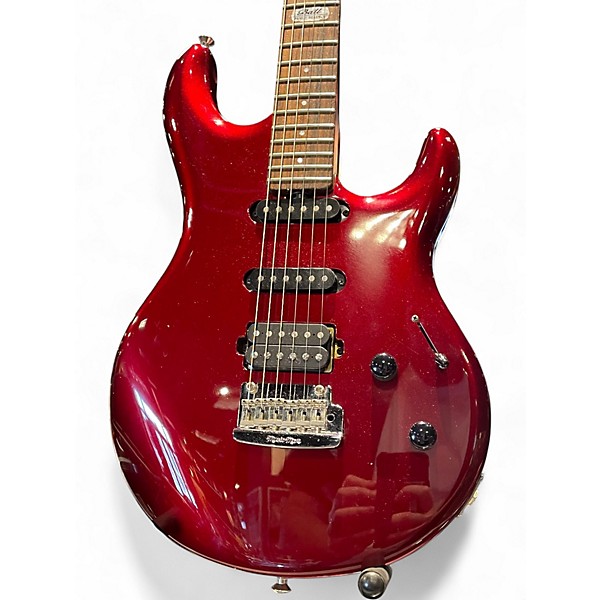 Used Ernie Ball Music Man Luke III RED Solid Body Electric Guitar
