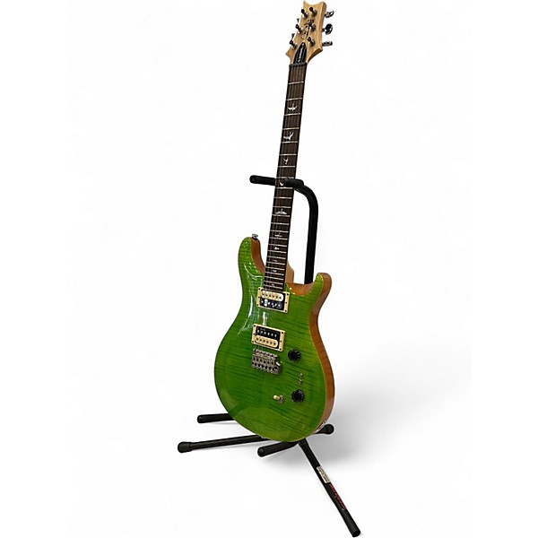 Used 2021 PRS SE CUSTOM 24 08 ERIZA VERDE Solid Body Electric Guitar